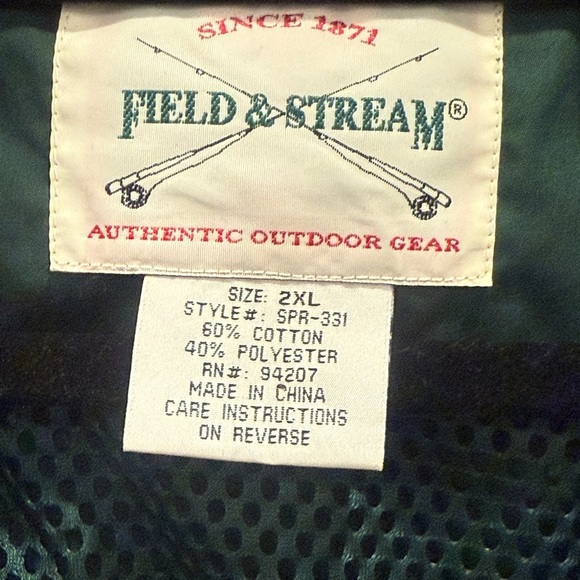 Field & Stream Forest Green Outdoor Vest - Picture 6 of 6